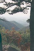 A view from atop Massanutten Mountain