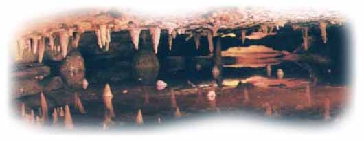 Mirror Lake in the Caverns
